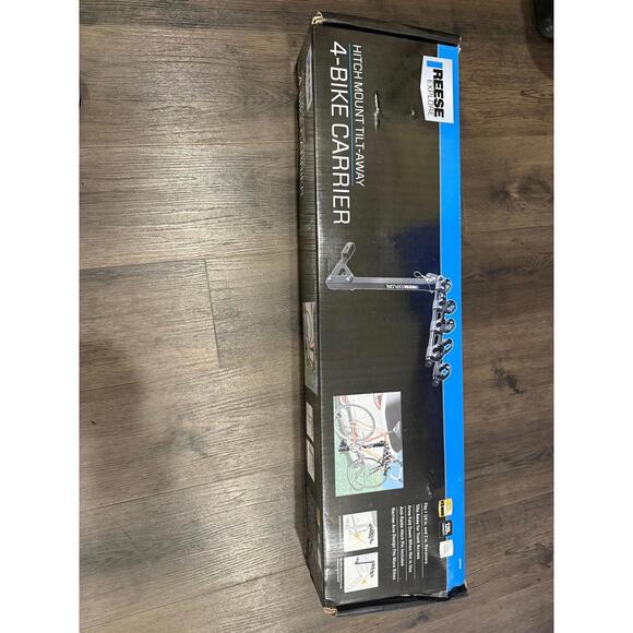 Reese Explore Hitch Mount Tilt-Away 4-Bike Carrier - CQT63144 CIB